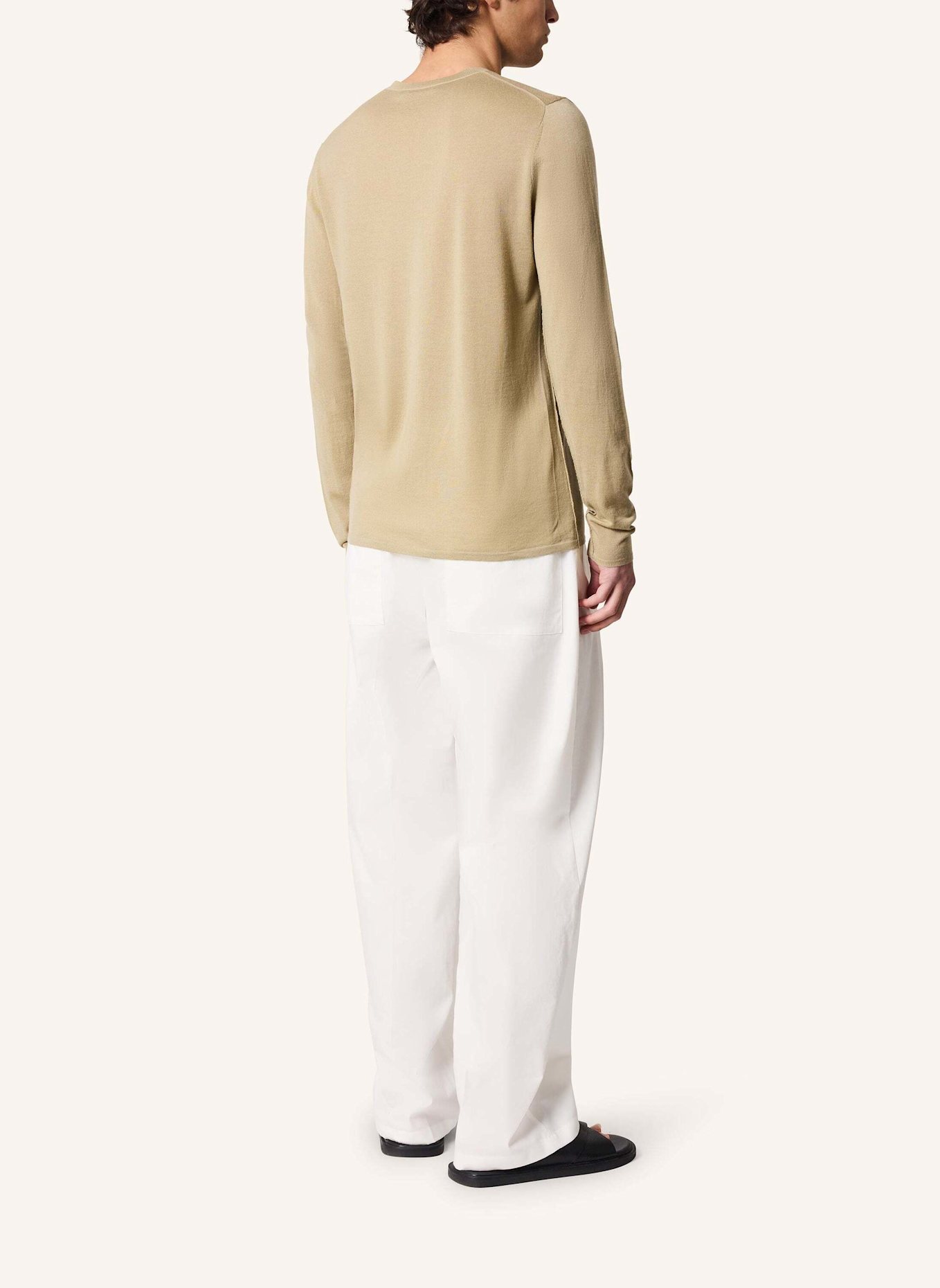 KIEFERMANN Pullover MARLEYS aus Merino: KHAKI