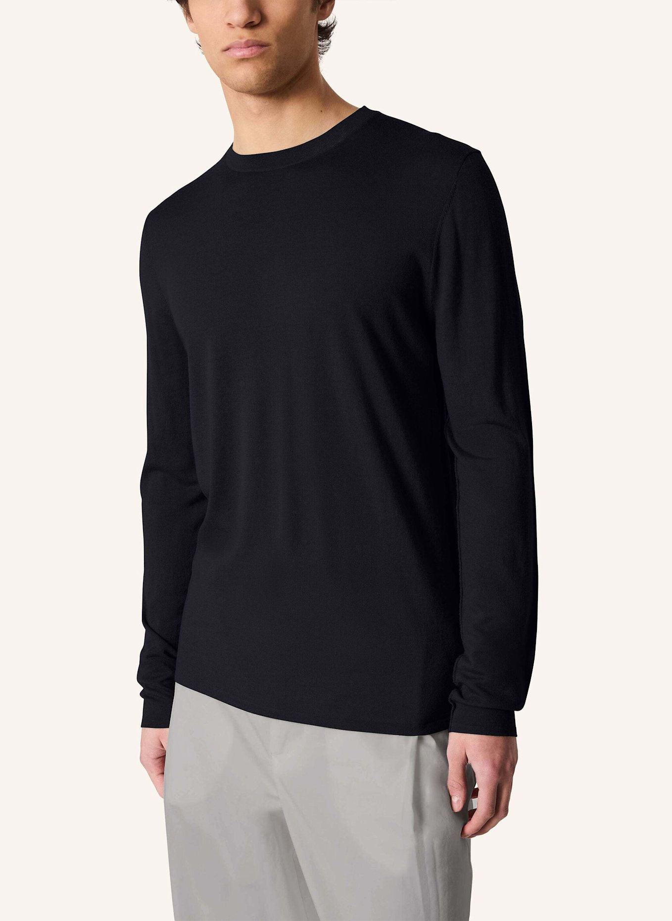 KIEFERMANN Pullover MARLEYS aus Merino: BLAU