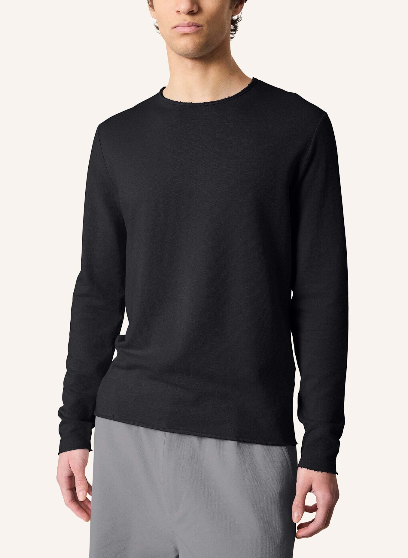 KIEFERMANN Sweatshirt NANDON: SCHWARZ