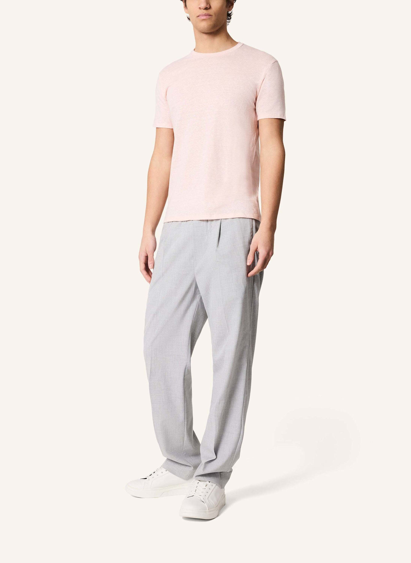 KIEFERMANN T-Shirt MIKELONO aus Leinen: ROSA