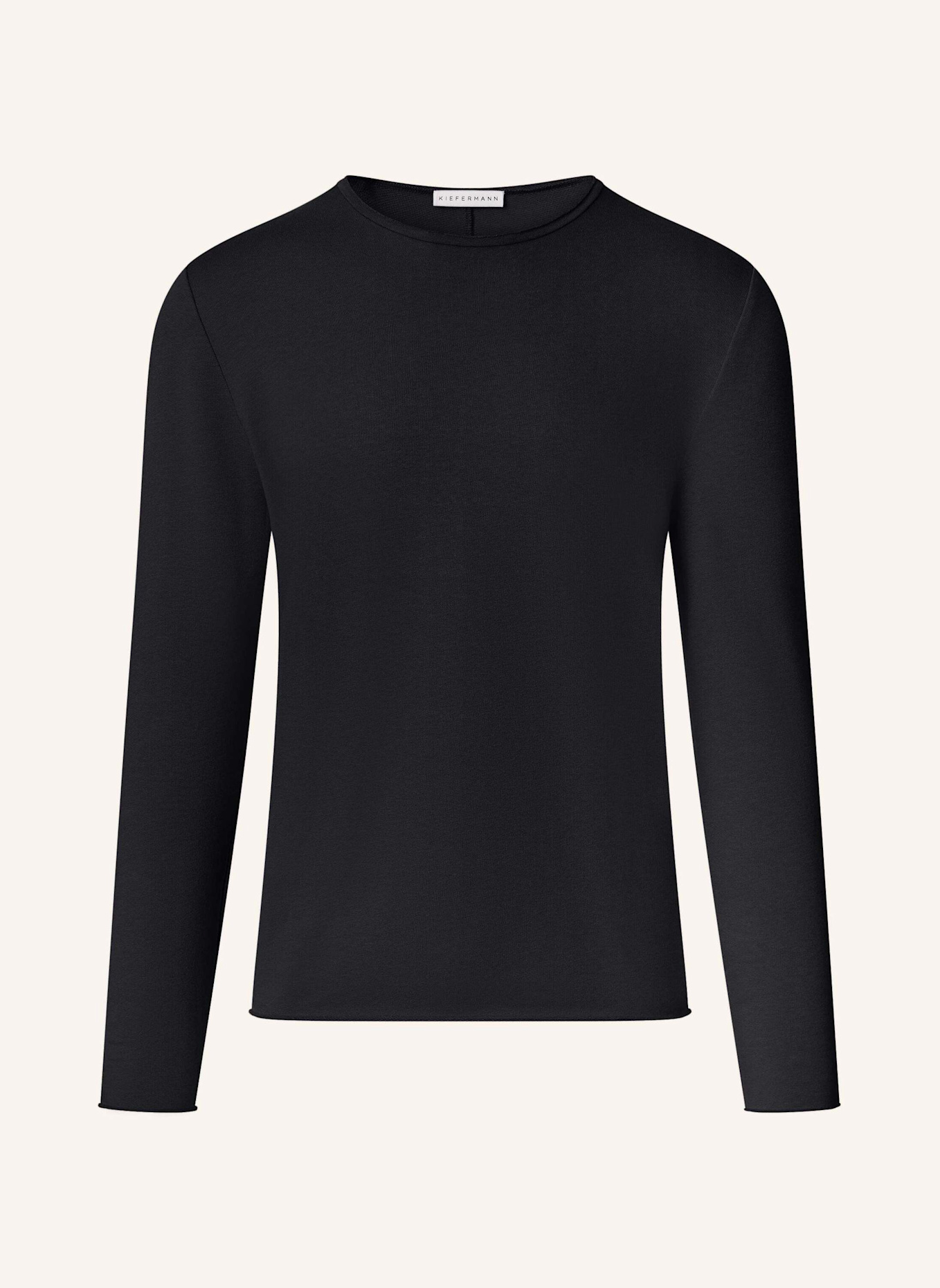 KIEFERMANN Sweatshirt NANDON: SCHWARZ