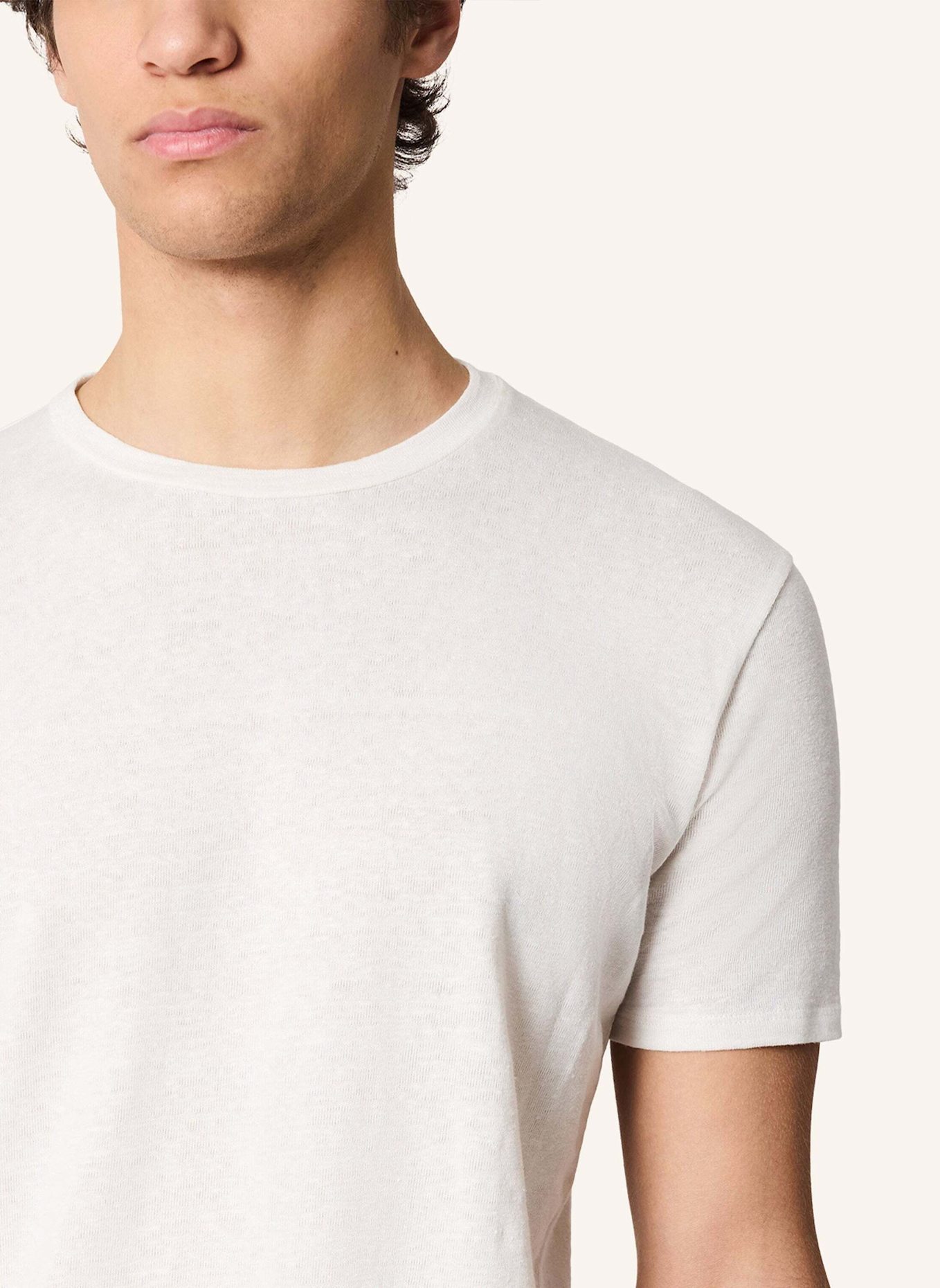 KIEFERMANN T-Shirt MIKELONO aus Leinen: ECRU