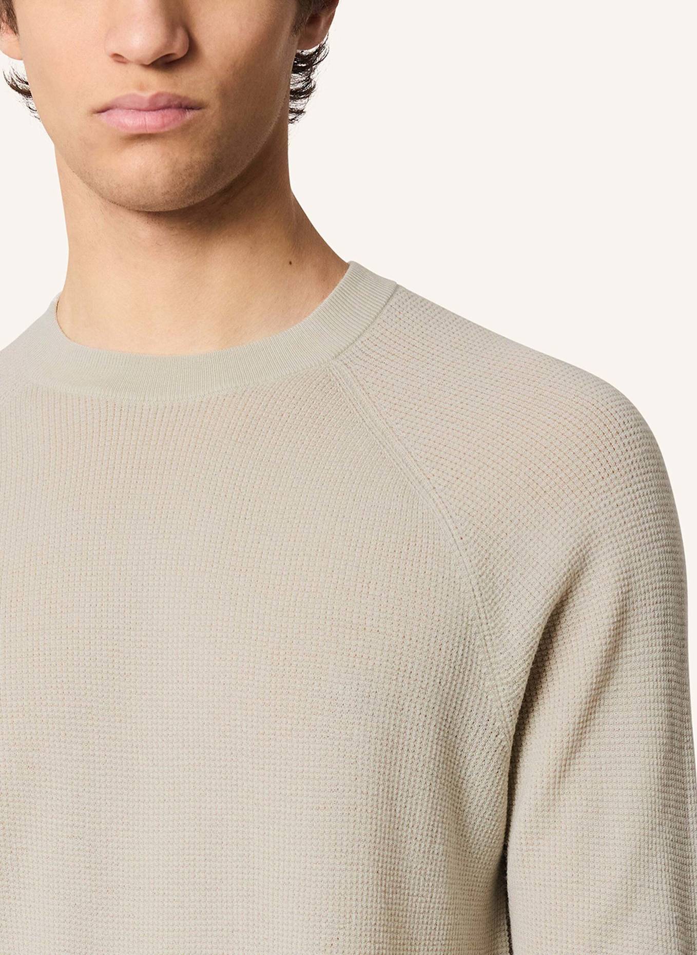 KIEFERMANN Pullover HOROLD aus Merino: BEIGE