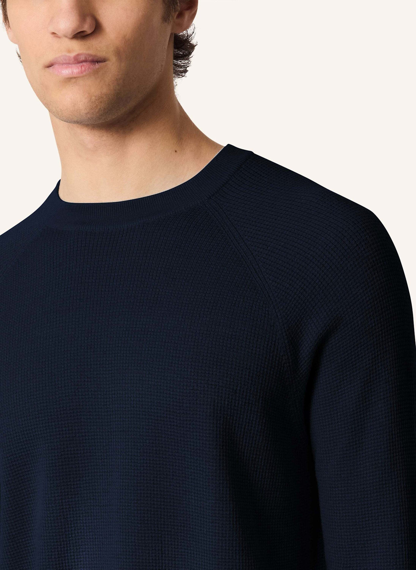 KIEFERMANN Pullover HOROLD aus Merino: BLAU