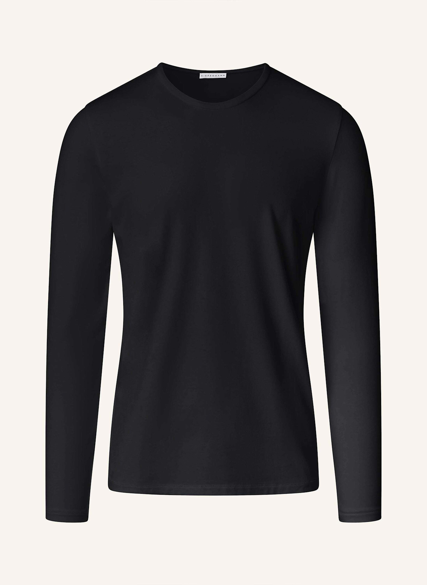 KIEFERMANN Langarmshirt EMIL: SCHWARZ