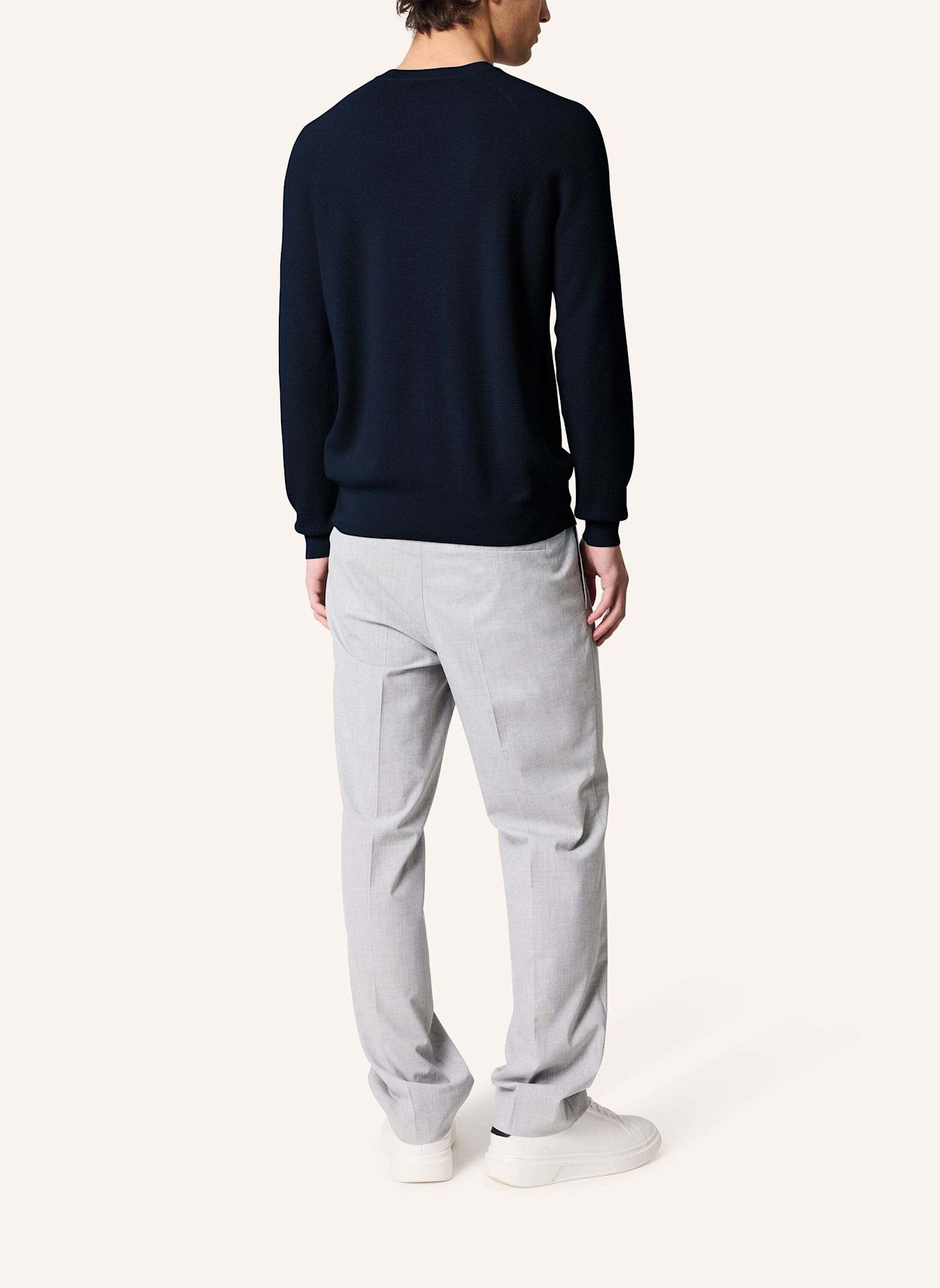 KIEFERMANN Pullover HOROLD aus Merino: BLAU