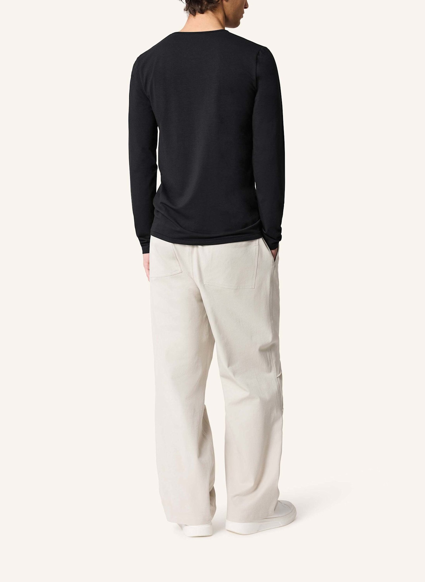 KIEFERMANN Langarmshirt EMIL: SCHWARZ