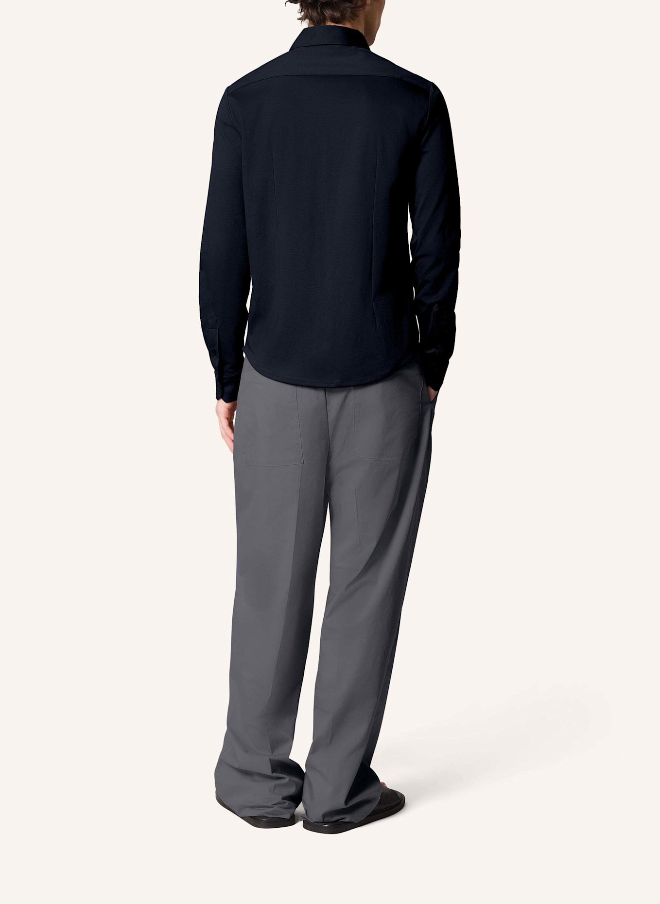 KIEFERMANN Jerseyhemd PIUSS: BLAU