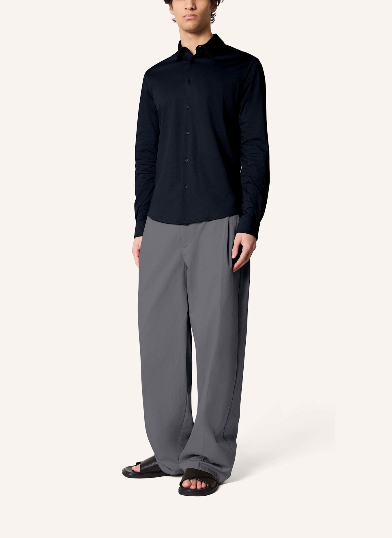 KIEFERMANN Jerseyhemd PIUSS: BLAU