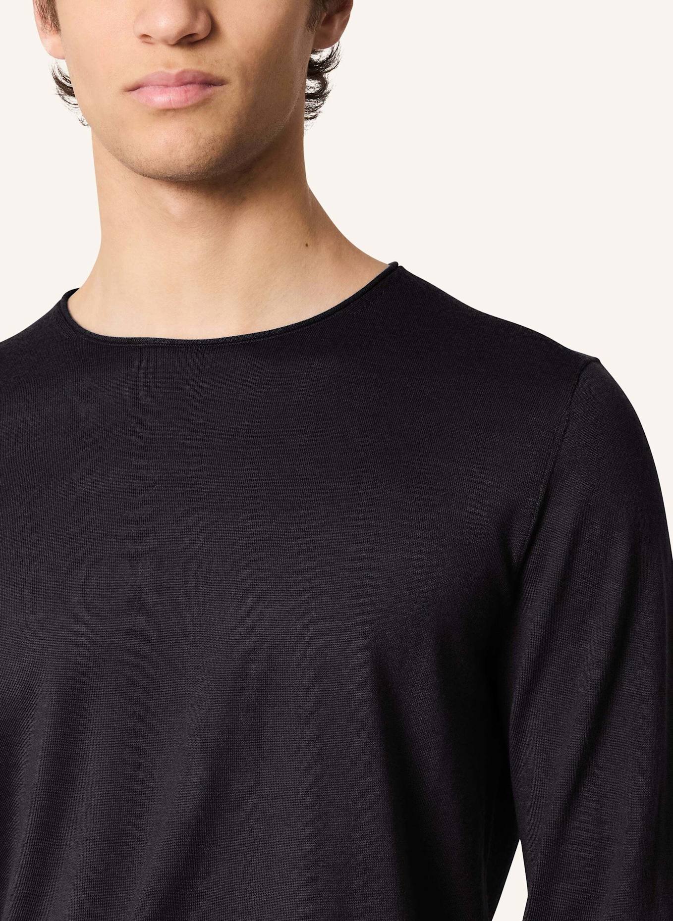 KIEFERMANN Pullover BENJAMINN aus Merino: SCHWARZ