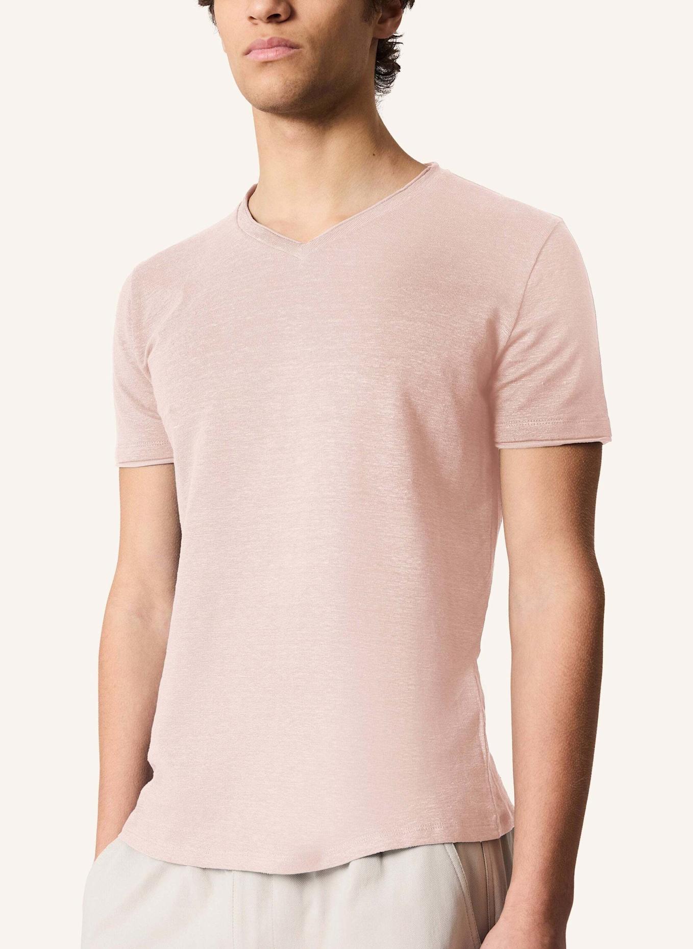 KIEFERMANN T-Shirt FILANTIO aus Leinen: ROSA