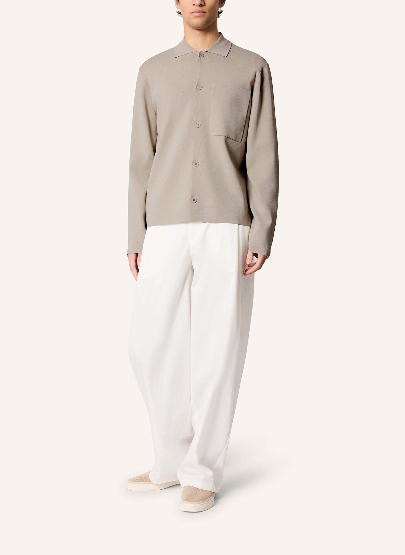 KIEFERMANN Strickjacke LEFAEL: BEIGE