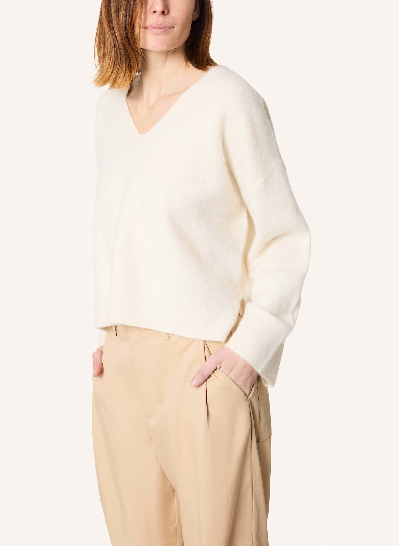 KIEFERMANN Pullover SEMADARA aus Cashmere: ECRU