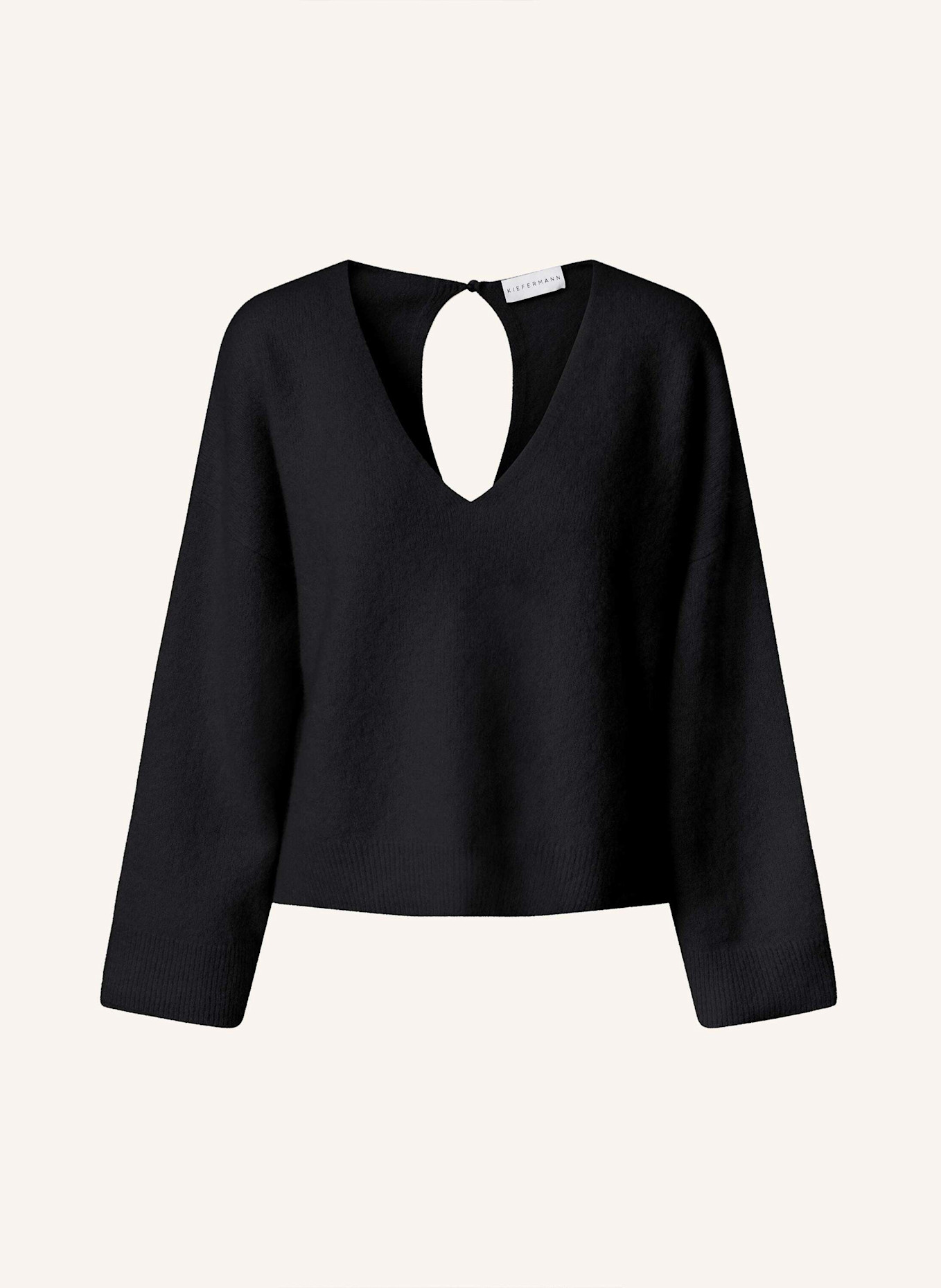 KIEFERMANN Pullover SEMADARA aus Cashmere: SCHWARZ