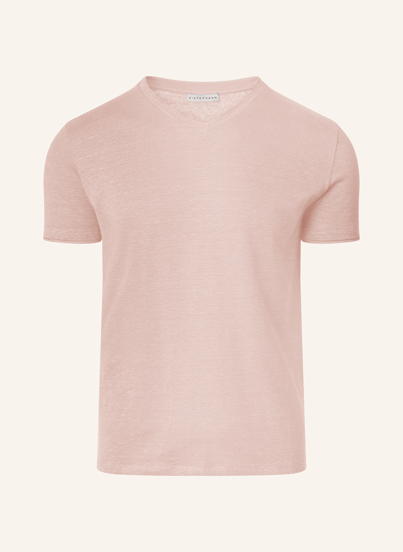 KIEFERMANN T-Shirt FILANTIO aus Leinen: ROSA