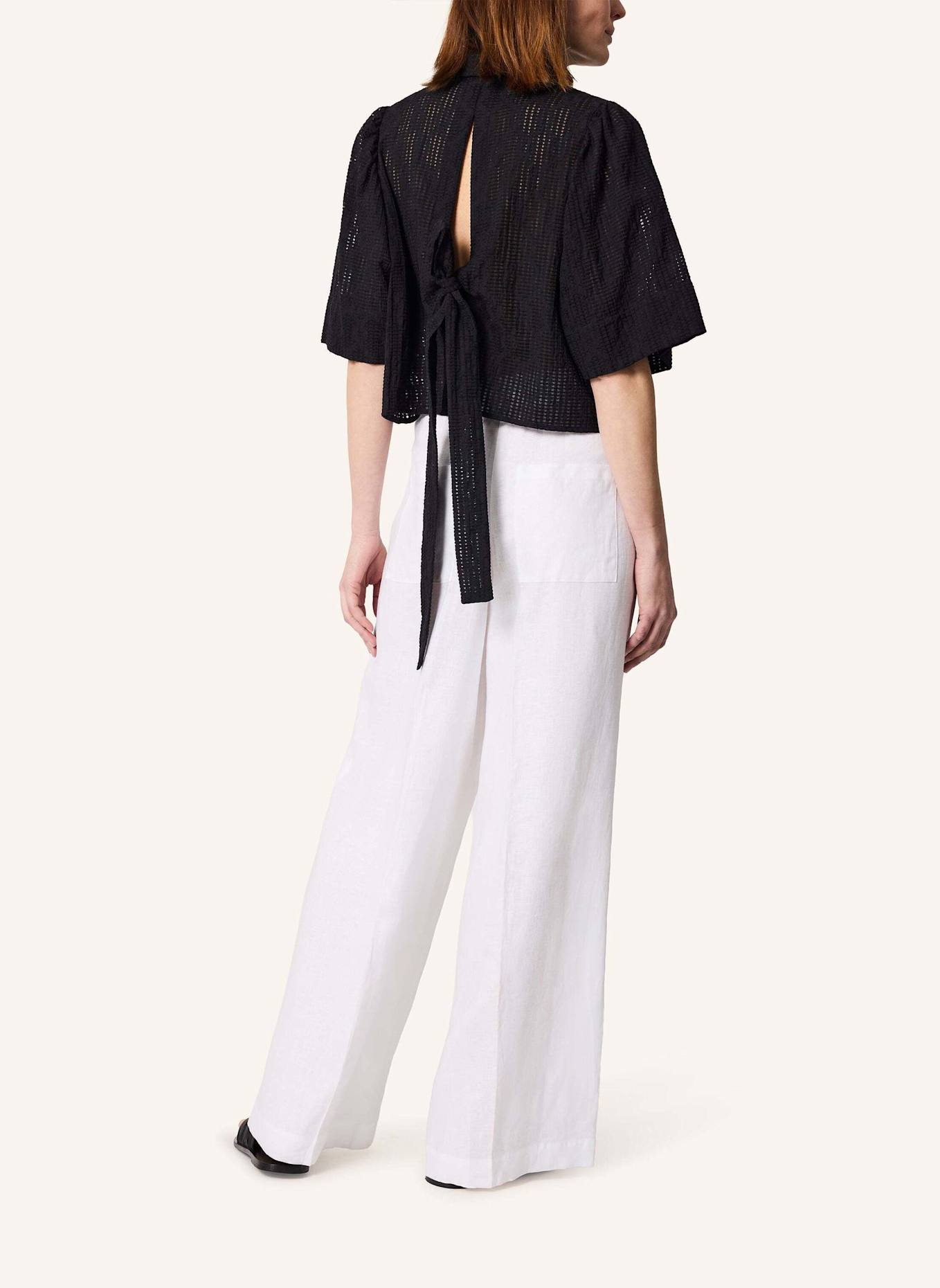 KIEFERMANN Bluse REDIANA: SCHWARZ/ WEISS