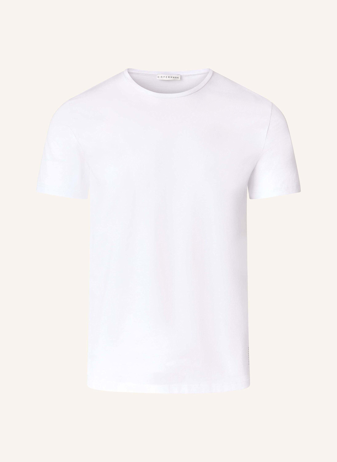 KIEFERMANN KIEFERMANN Essential Herren T-Shirt aus 100% Baumwolljersey Matello: WEISS