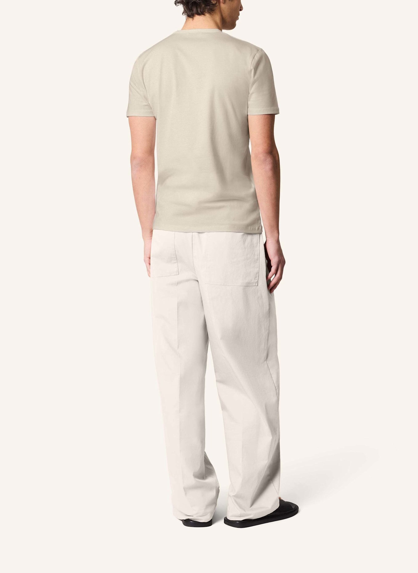 KIEFERMANN KIEFERMANN Essential Herren T-Shirt aus 100% Baumwolljersey Matello: BEIGE