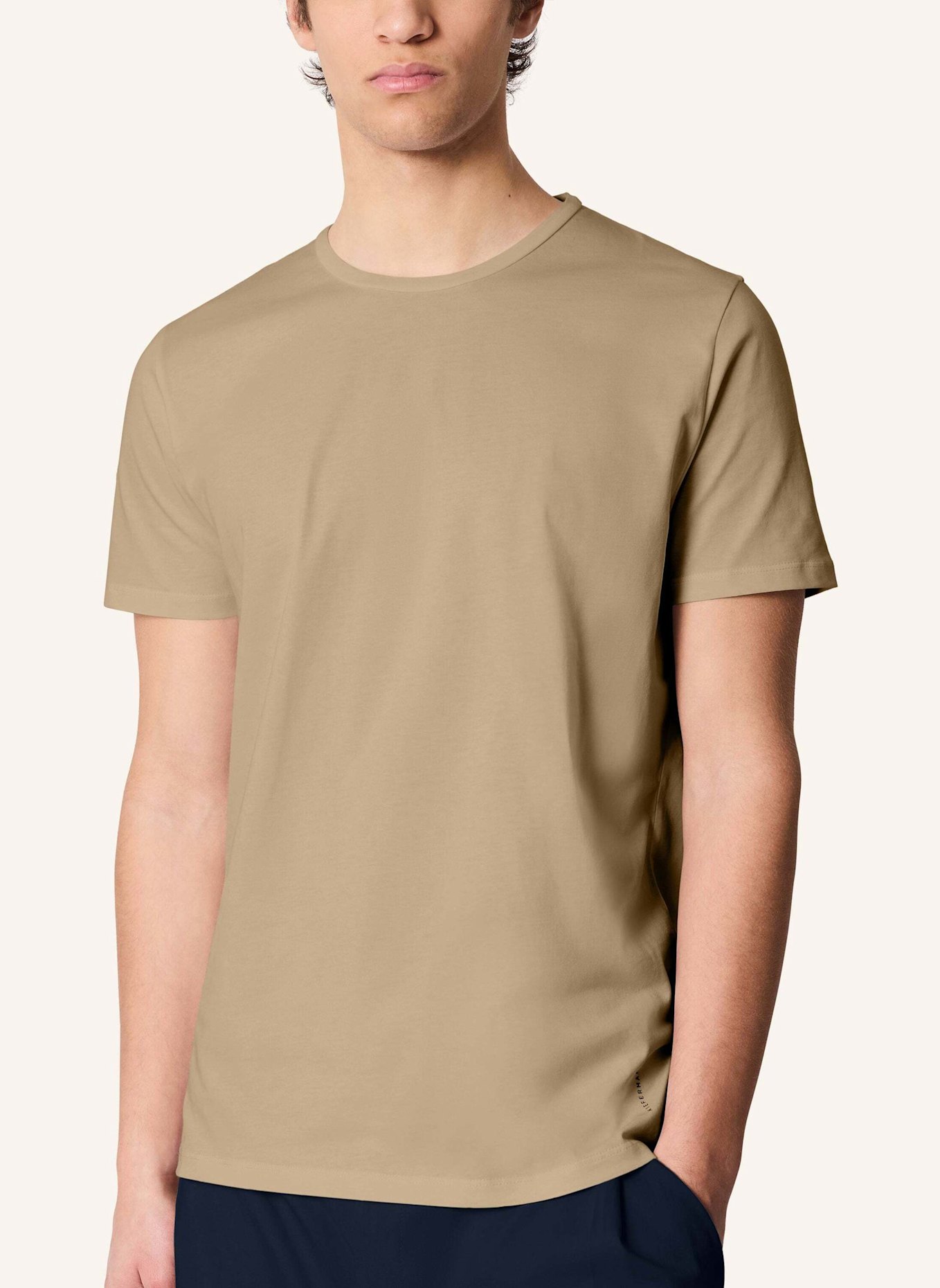 KIEFERMANN KIEFERMANN Essential Herren T-Shirt aus 100% Baumwolljersey Matello: KHAKI