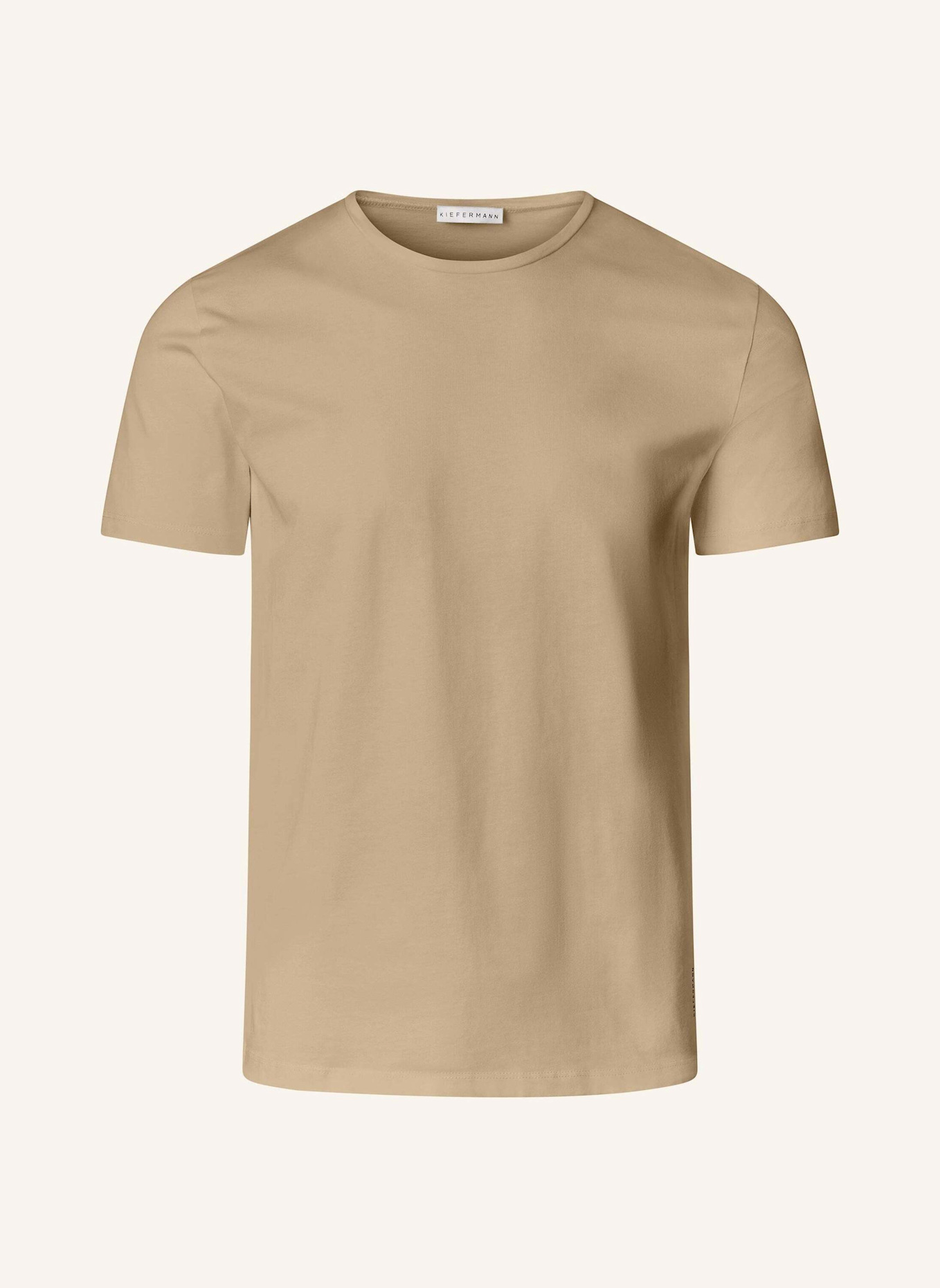 KIEFERMANN KIEFERMANN Essential Herren T-Shirt aus 100% Baumwolljersey Matello: KHAKI