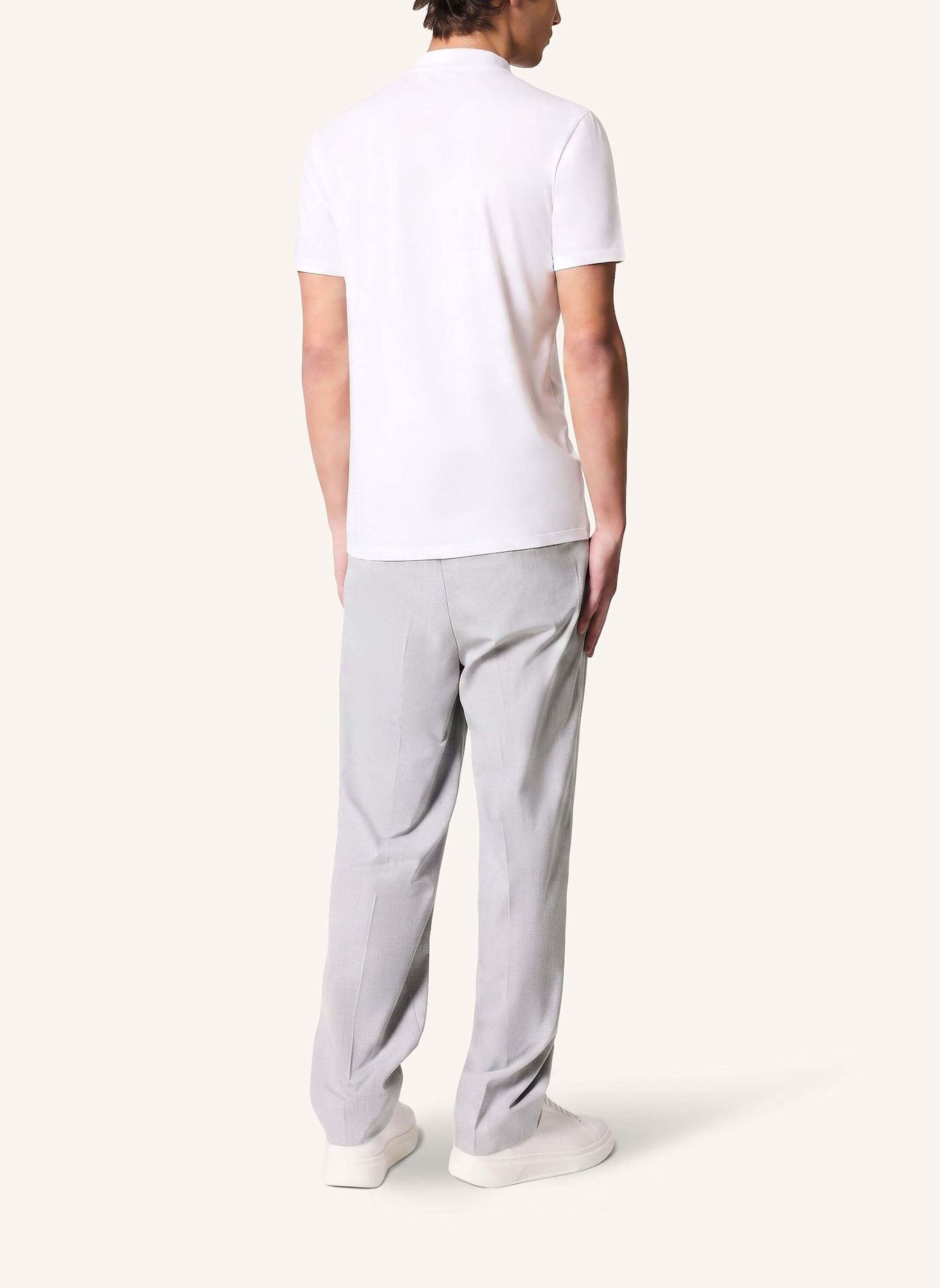 KIEFERMANN KIEFERMANN Herren T-Shirt aus Baumwolljersey mit Stretch Paddys: WEISS