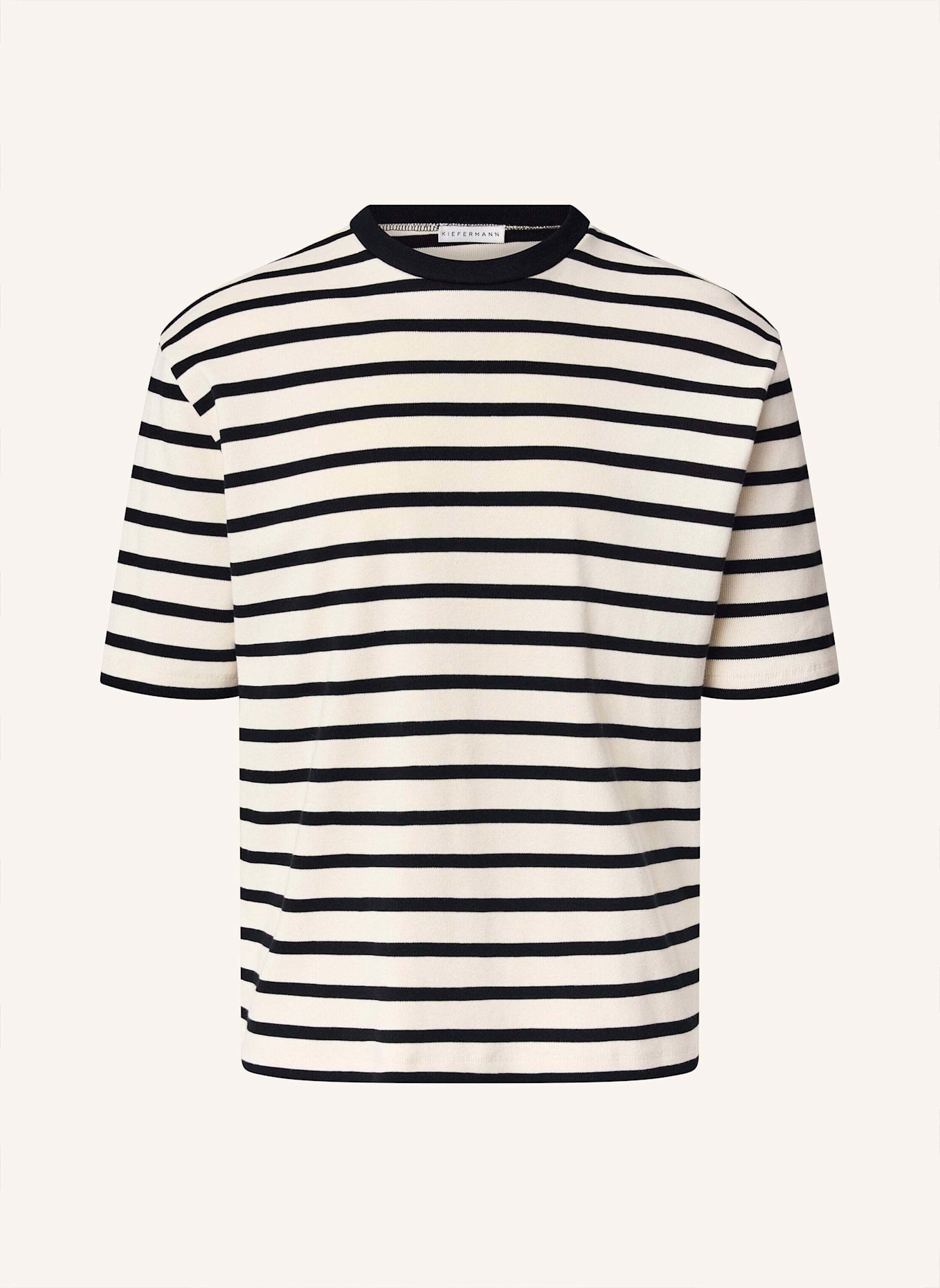 KIEFERMANN T-Shirt BERNODINO: SCHWARZ