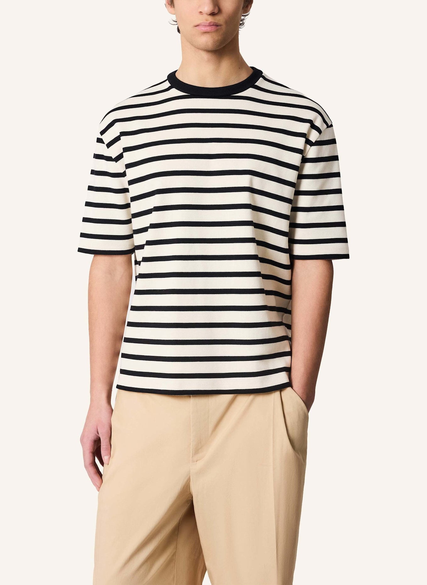 KIEFERMANN T-Shirt BERNODINO: SCHWARZ