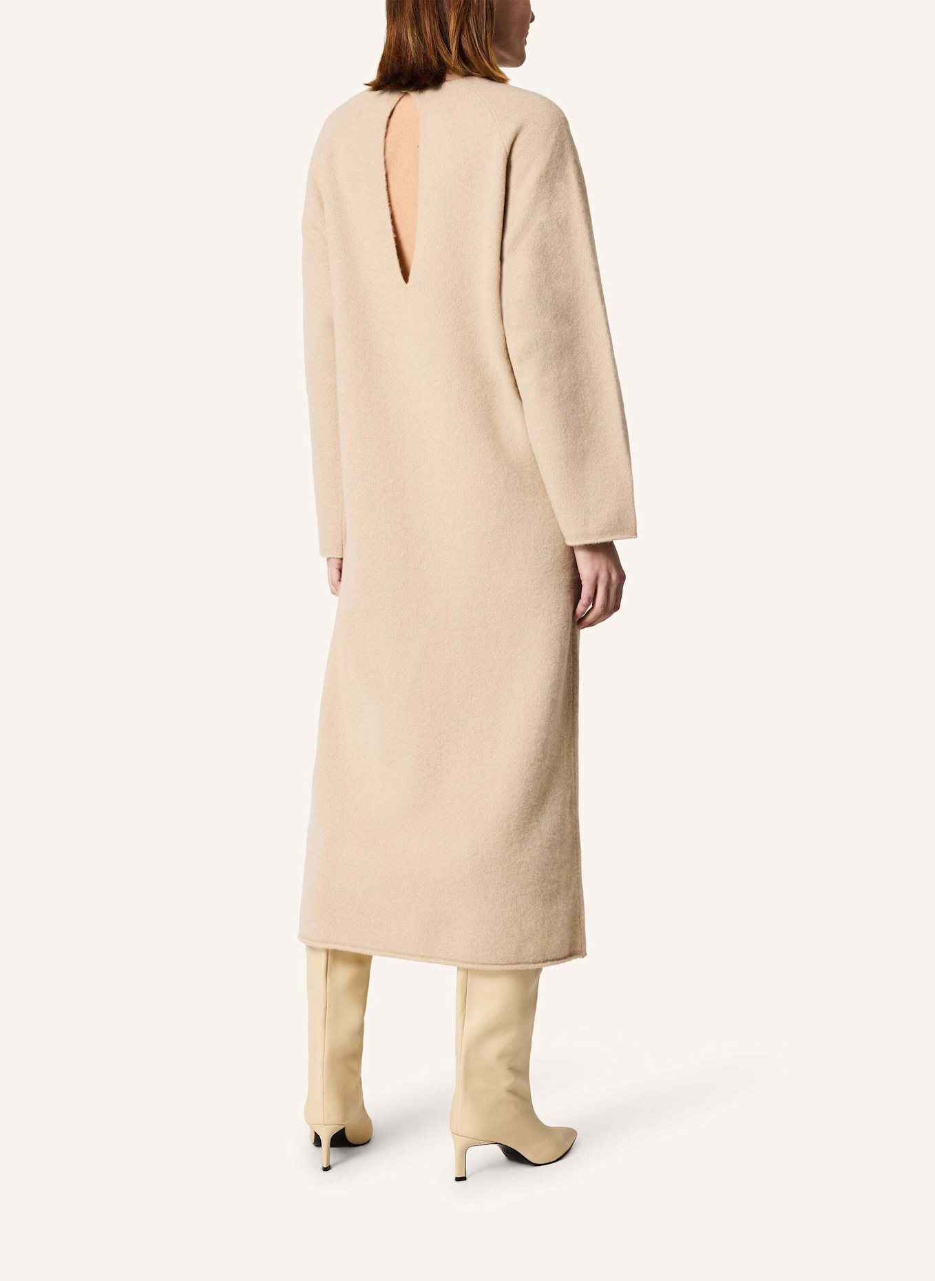 KIEFERMANN Strickkleid ANORANA aus Cashmere: BEIGE