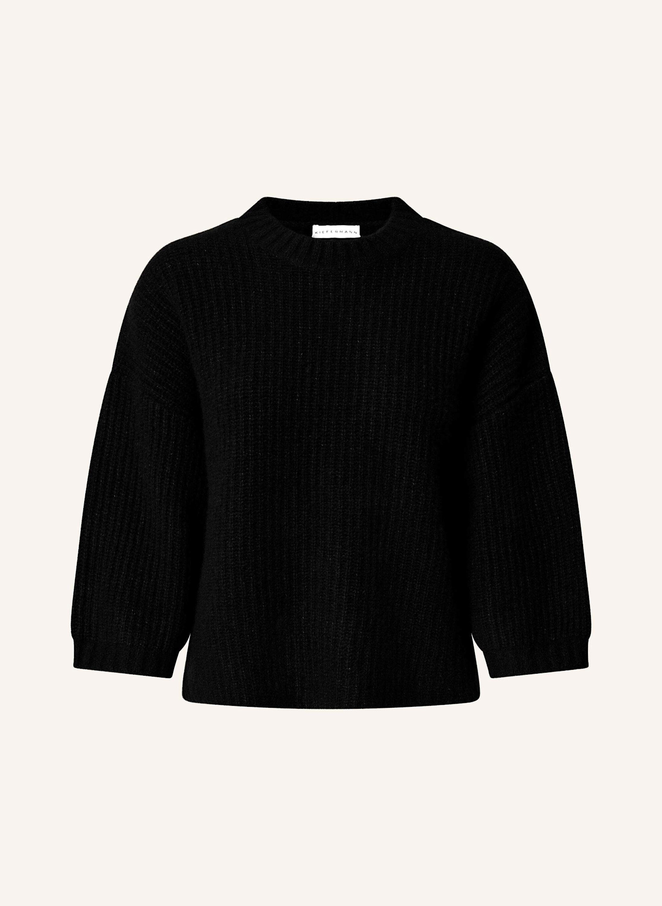 KIEFERMANN Pullover AIJANA aus Cashmere: SCHWARZ