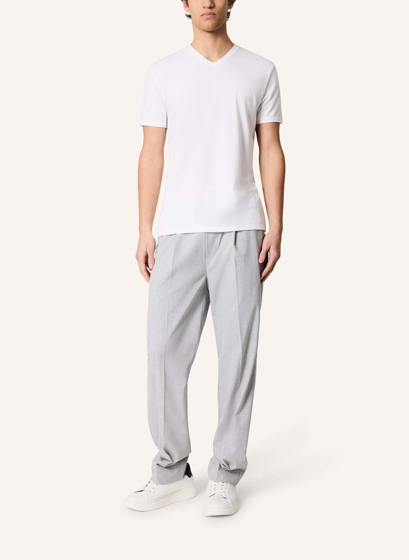 KIEFERMANN T-Shirt HAPES: WEISS