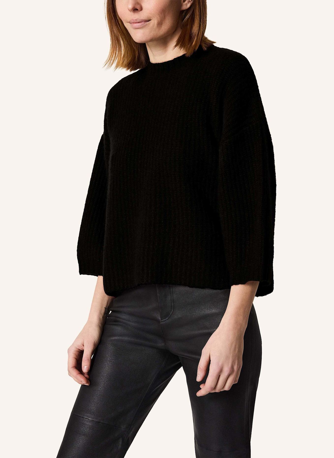 KIEFERMANN Pullover AIJANA aus Cashmere: SCHWARZ