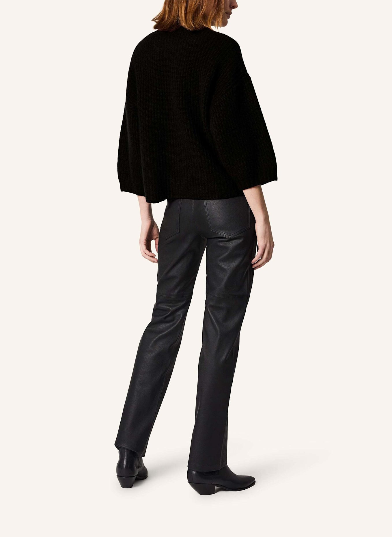 KIEFERMANN Pullover AIJANA aus Cashmere: SCHWARZ