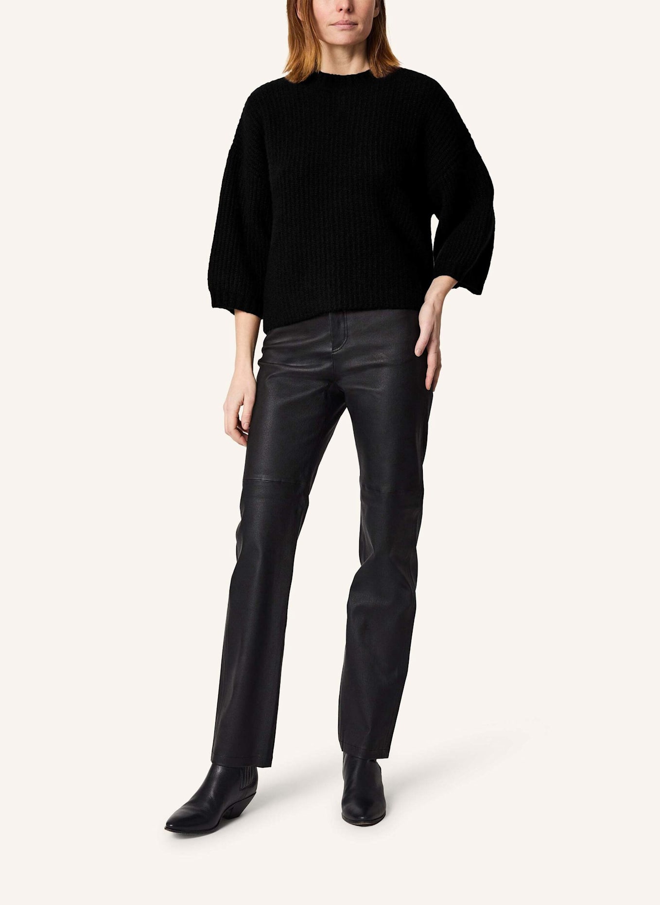 KIEFERMANN Pullover AIJANA aus Cashmere: SCHWARZ