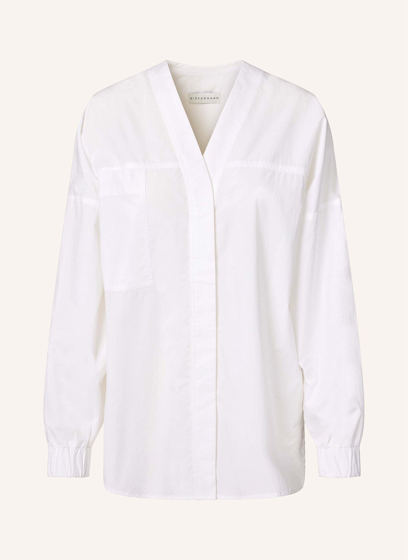 KIEFERMANN Bluse ALNADIA: SCHWARZ/ WEISS