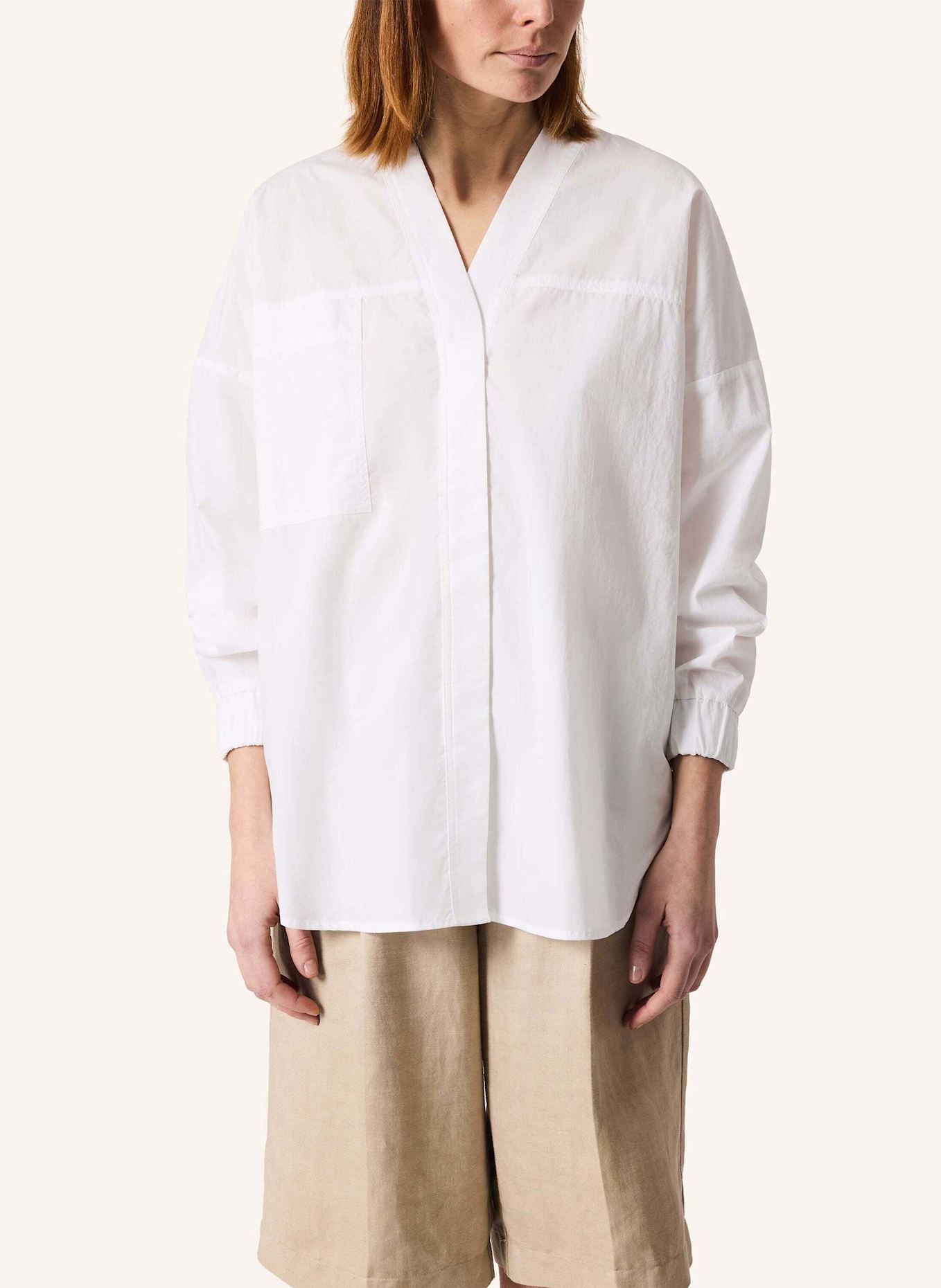 KIEFERMANN Bluse ALNADIA: SCHWARZ/ WEISS