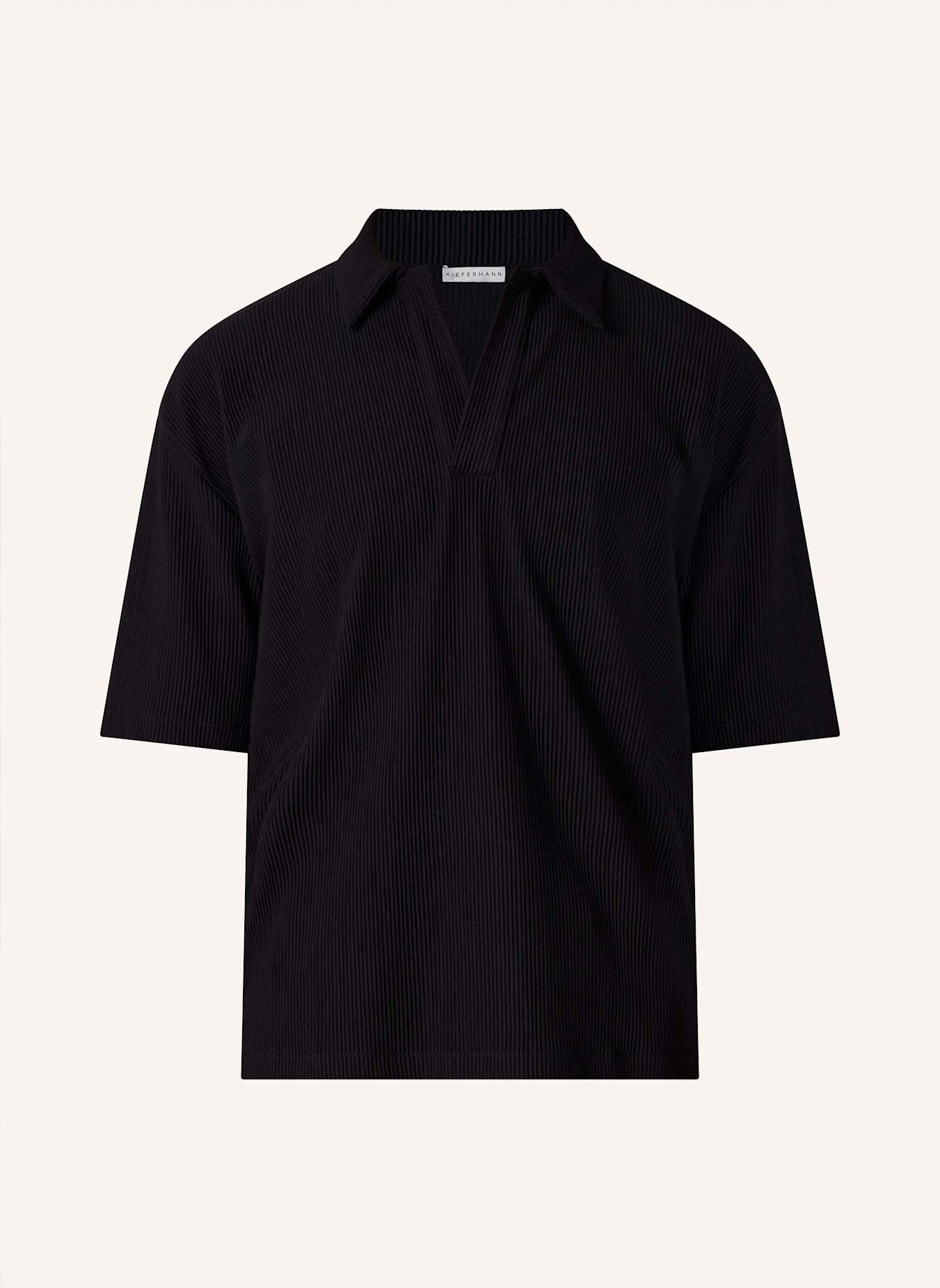 KIEFERMANN Poloshirt FRIMUNT: SCHWARZ