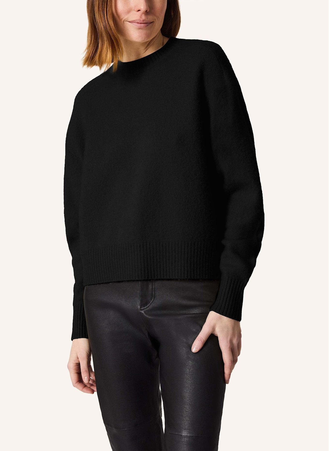 KIEFERMANN Pullover AMANZIA aus Cashmere: SCHWARZ
