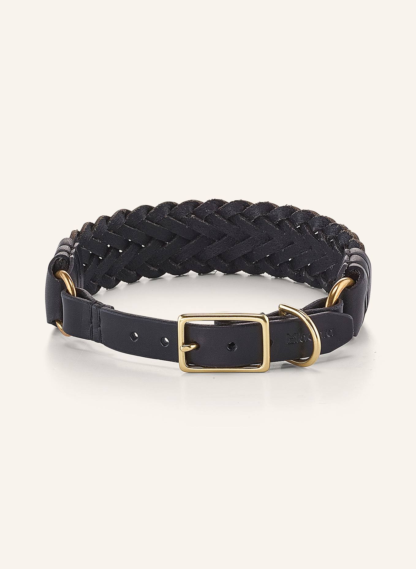 MiaCara Hundehalsband PALERMO: SCHWARZ