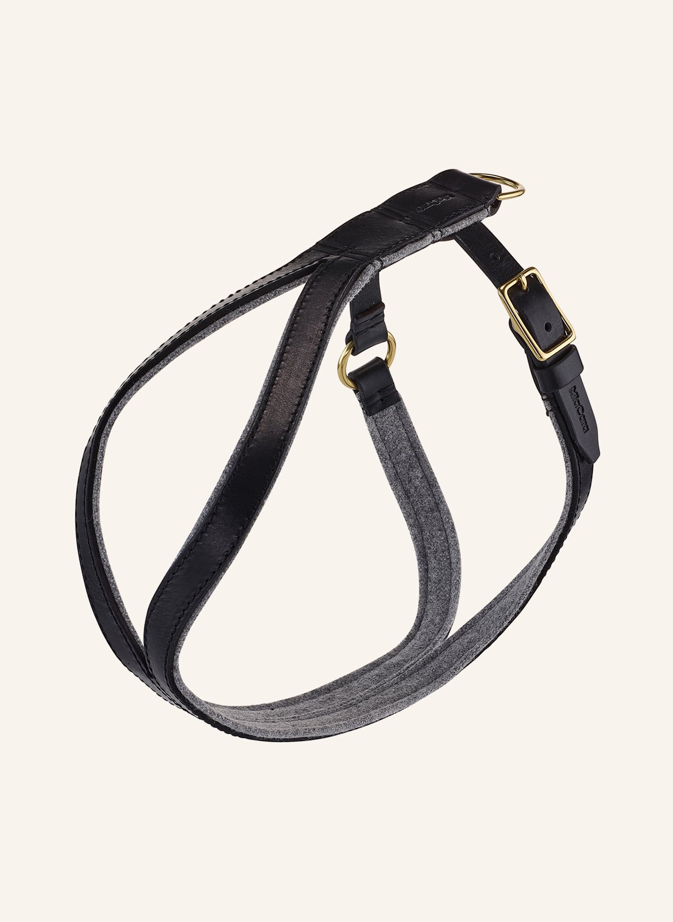 MiaCara Hundegeschirr VERONA: SCHWARZ/ GRAU