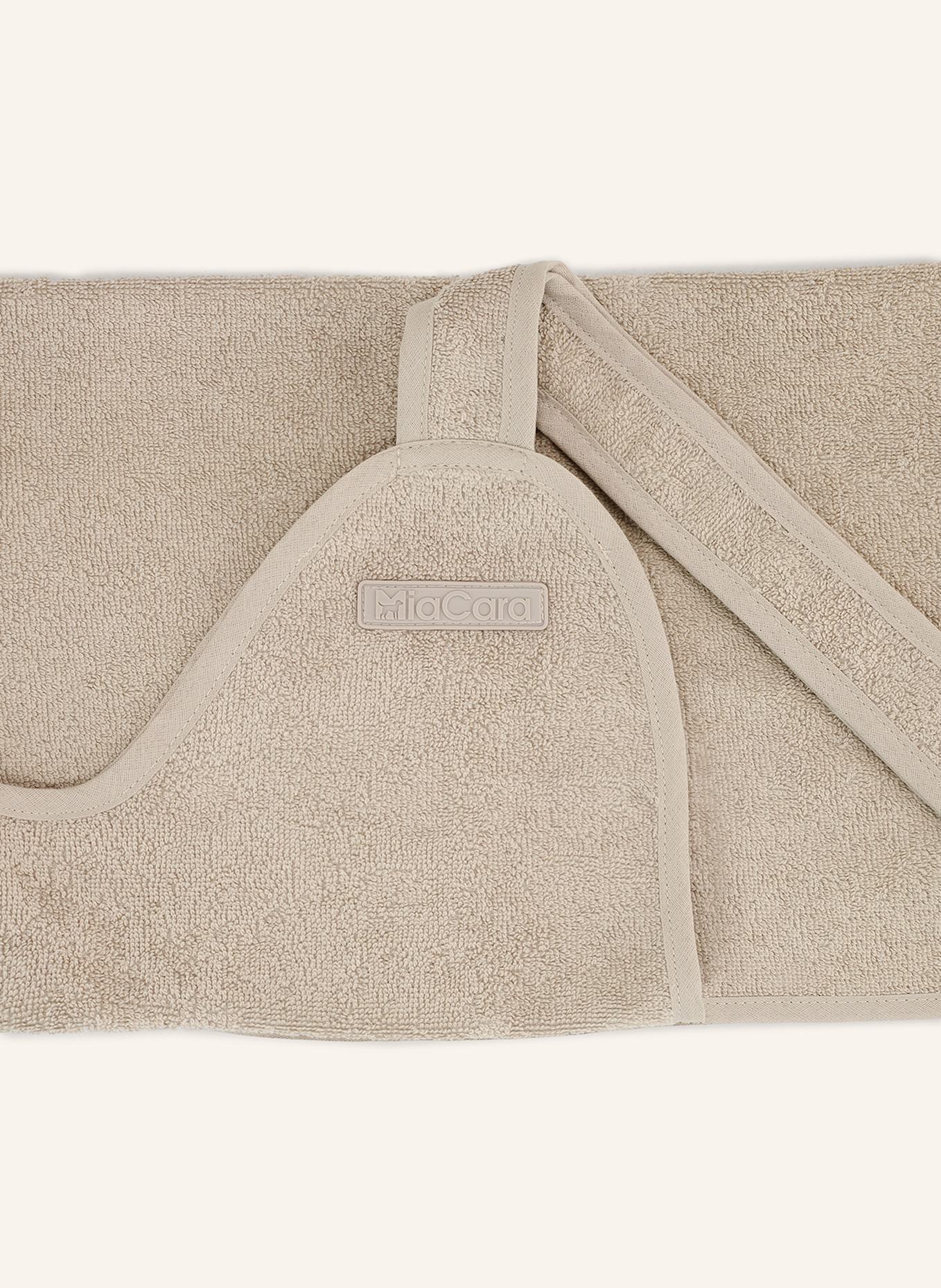 MiaCara Hundebademantel BAGNO: BEIGE