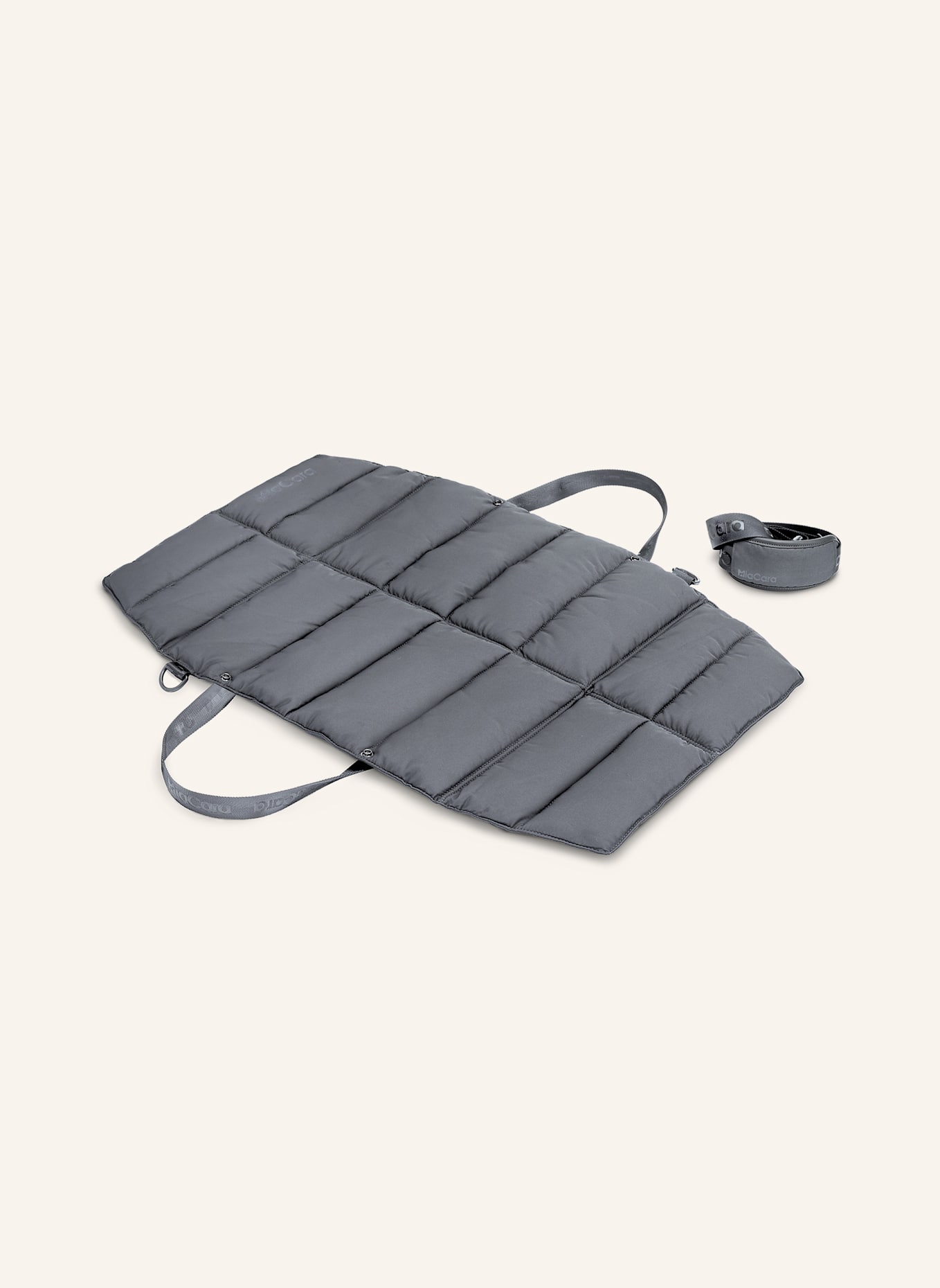 MiaCara Hundereisebett STRADA: DUNKELGRAU