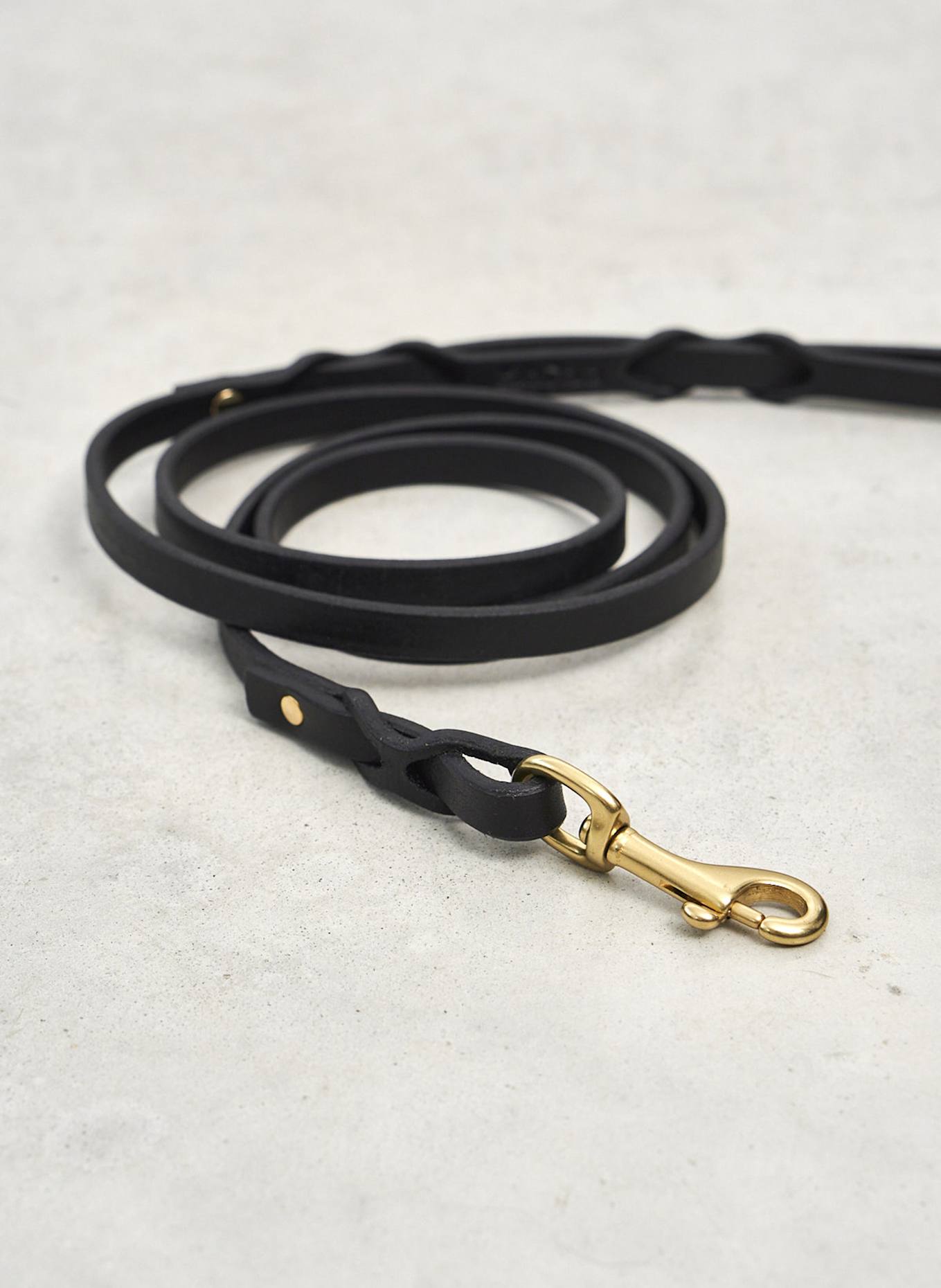 MiaCara Hunde City-Leine RIMINI: SCHWARZ