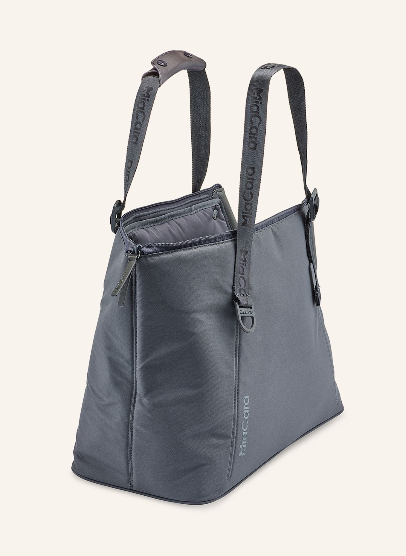 MiaCara Hundetragetasche SPORTA: DUNKELGRAU