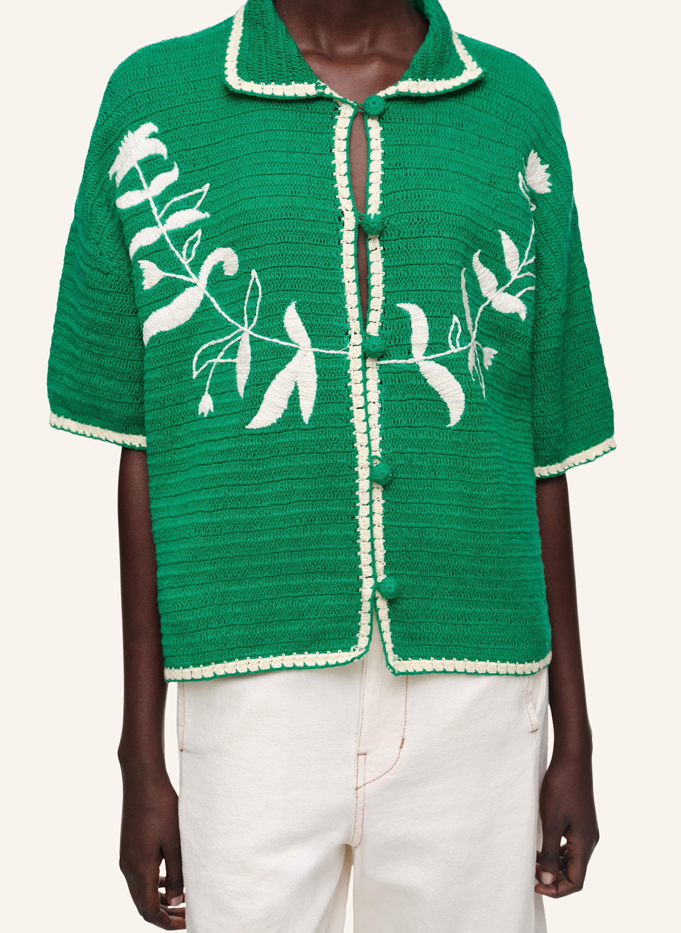 BIMBA Y LOLA Strickpullover: GRÜN