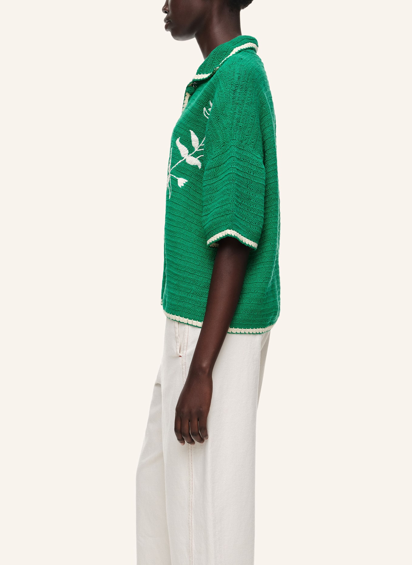 BIMBA Y LOLA Strickpullover: GRÜN
