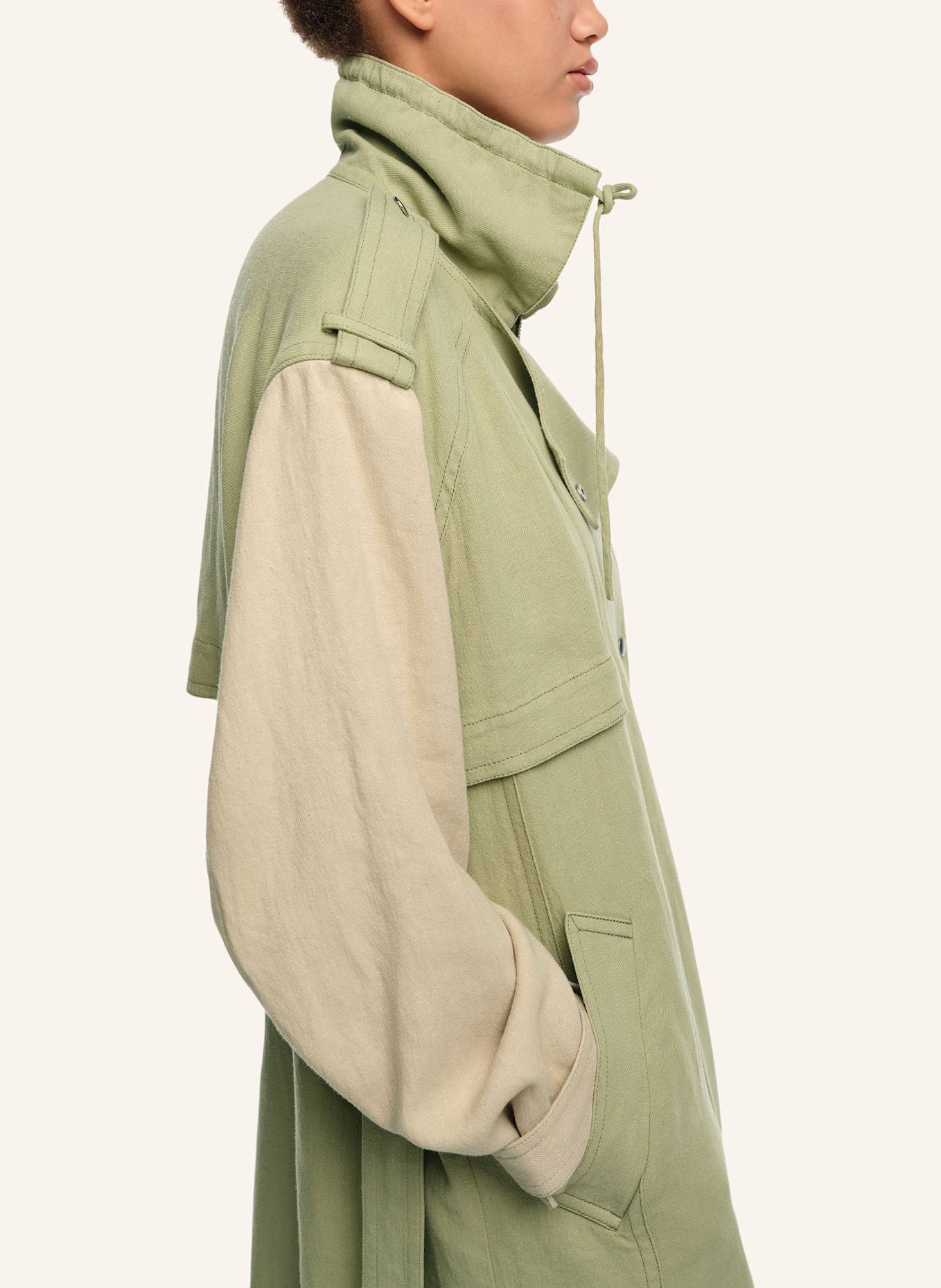 BIMBA Y LOLA Trenchcoat: GRÜN