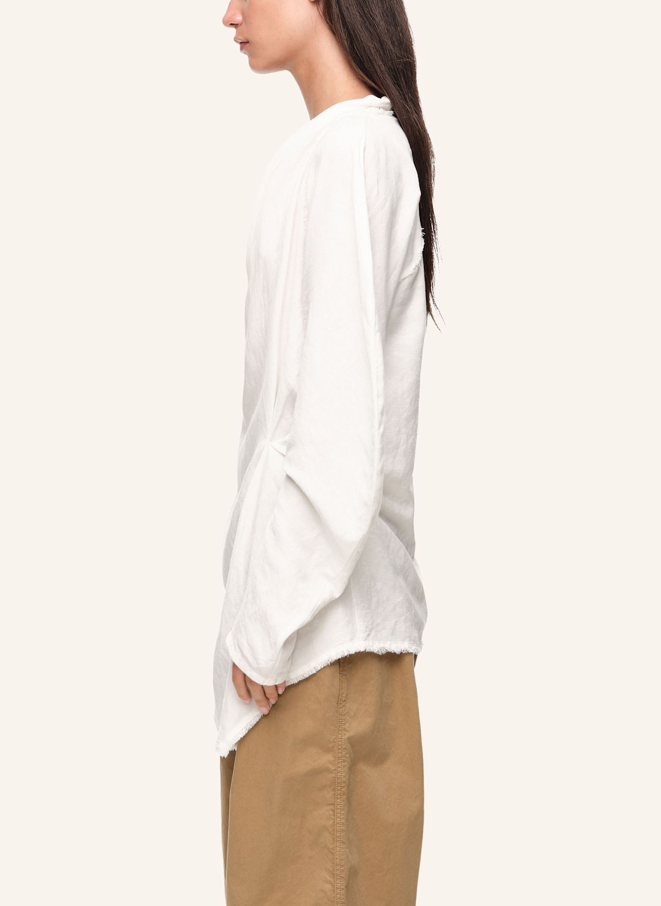 BIMBA Y LOLA Leinen-Top: WEISS