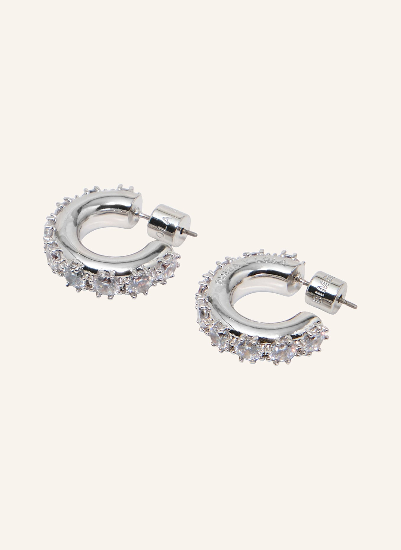 BIMBA Y LOLA Creolen: SILBER