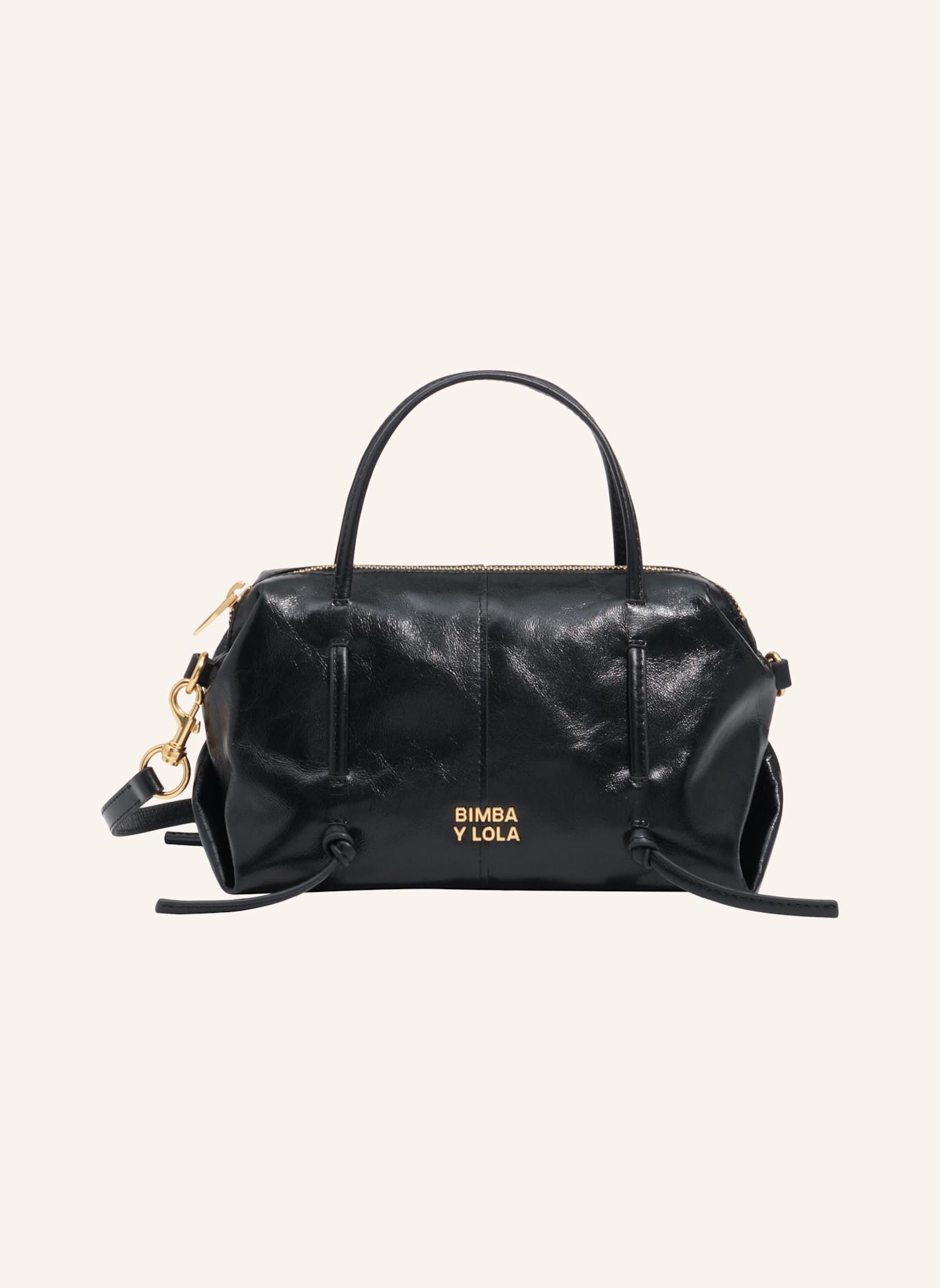 BIMBA Y LOLA Mini-Lolita-Ledertasche: SCHWARZ