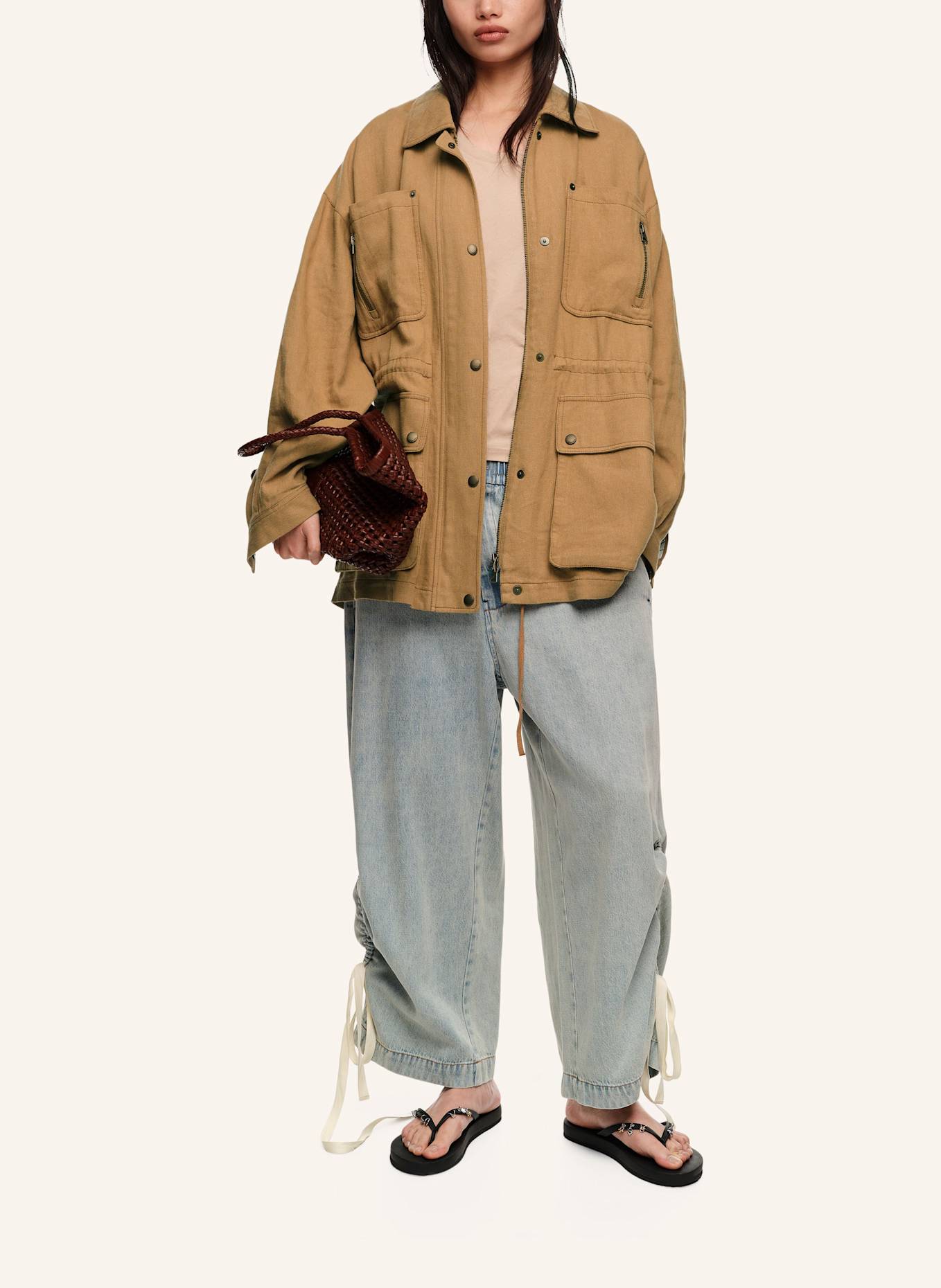 BIMBA Y LOLA Denim-Jogginghose: BLAU